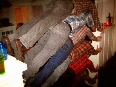 Border wall test stack