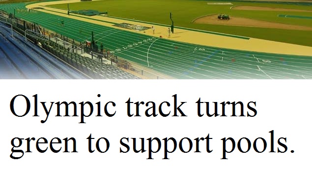 Track cropped with text