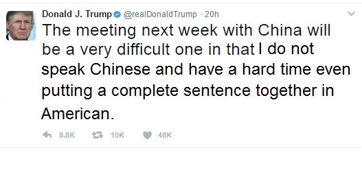 Trump Tweet China
