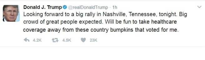 Trump Tweet Nashville