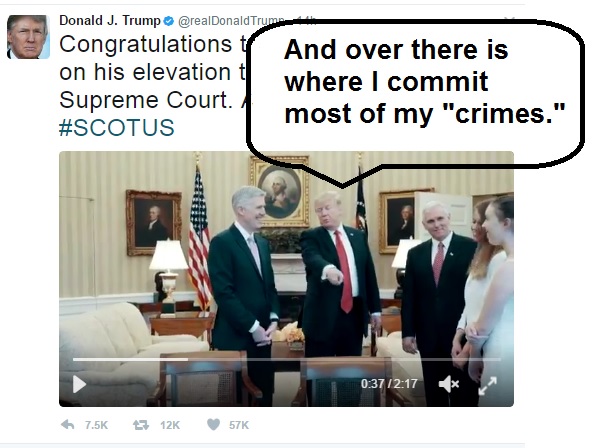 Gorsuch Tweet Crimes