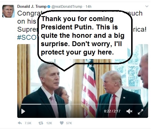 Gorsuch Tweet Putin