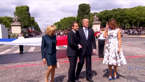 Macron Trump handshake