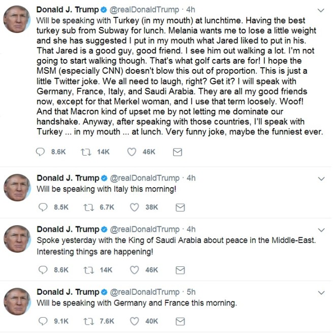 Trump Tweet Turkey a