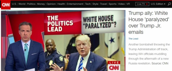 White House paralyzed