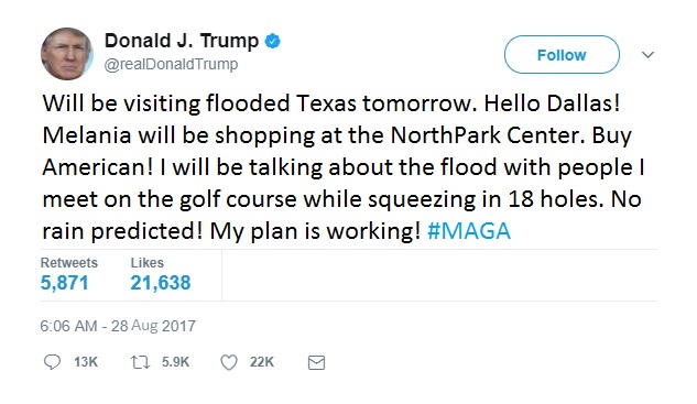 Trump Tweet Dallas