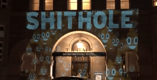 Hotel projections shithole