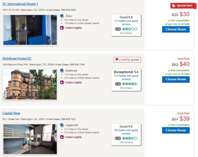 DC Hotels