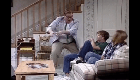 chris farley falls.gif