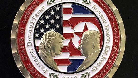 Korea summit coin