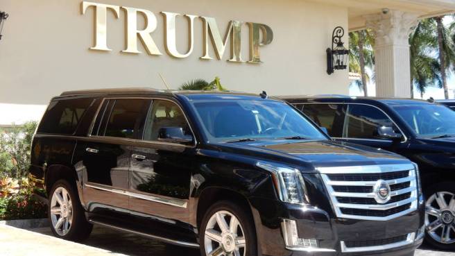 cadillac escalade trump