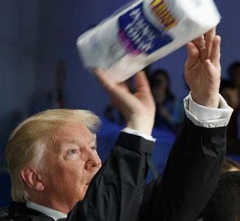 Trump Hurricane Paper Towels