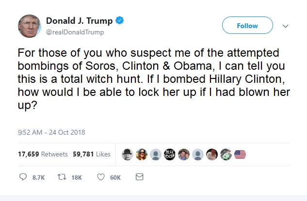 Trump Tweet Bomb