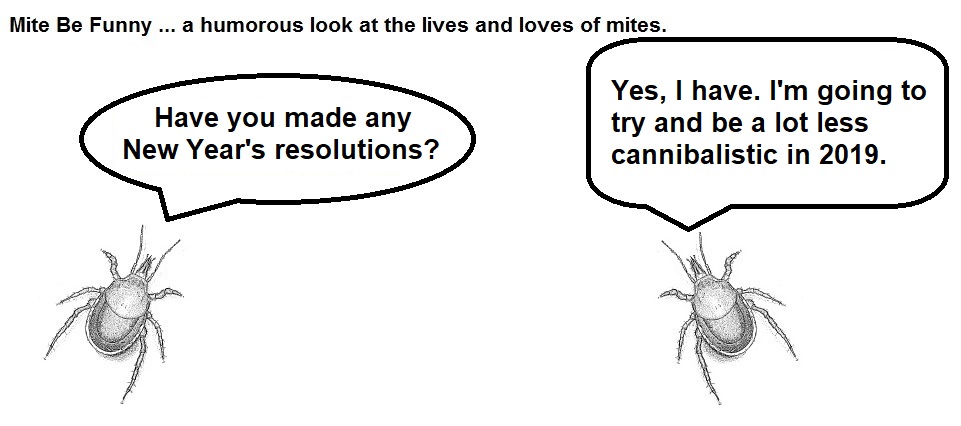 Mite Be Funny #98a New Year's Resolution