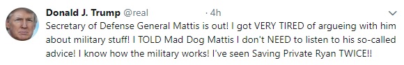 Trump Tweet Private Ryan