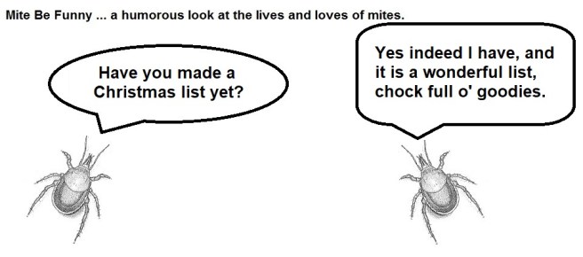 Mite Be Funny #94a Christmas List