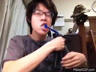 toothbrush gun