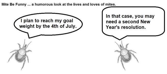 Mite Be Funny #149b New Year's Resolution