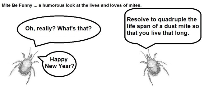 Mite Be Funny #149c New Year's Resolution