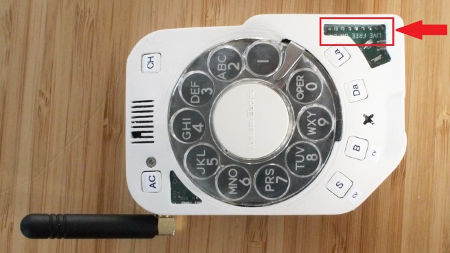 Cell phone rotary top