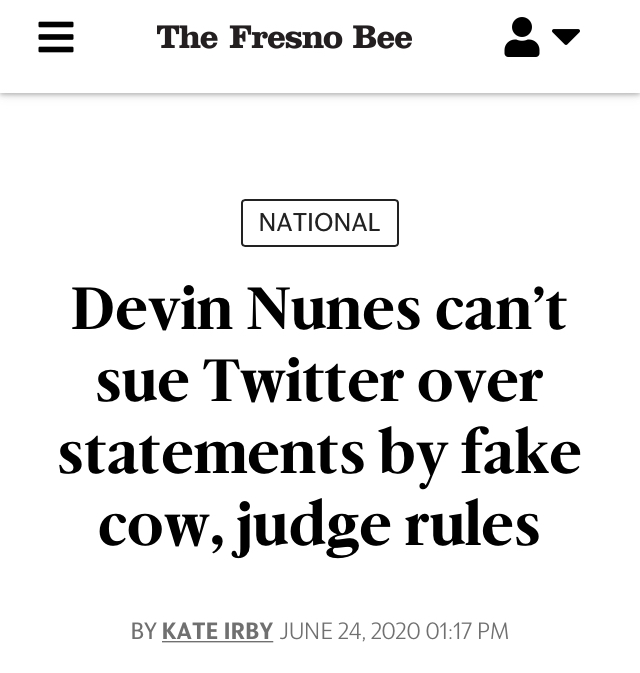Devin Nunes Cow